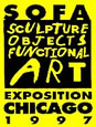 Sofa Sculpture Object and Functional Art Exposition Chicago 1997 Poster